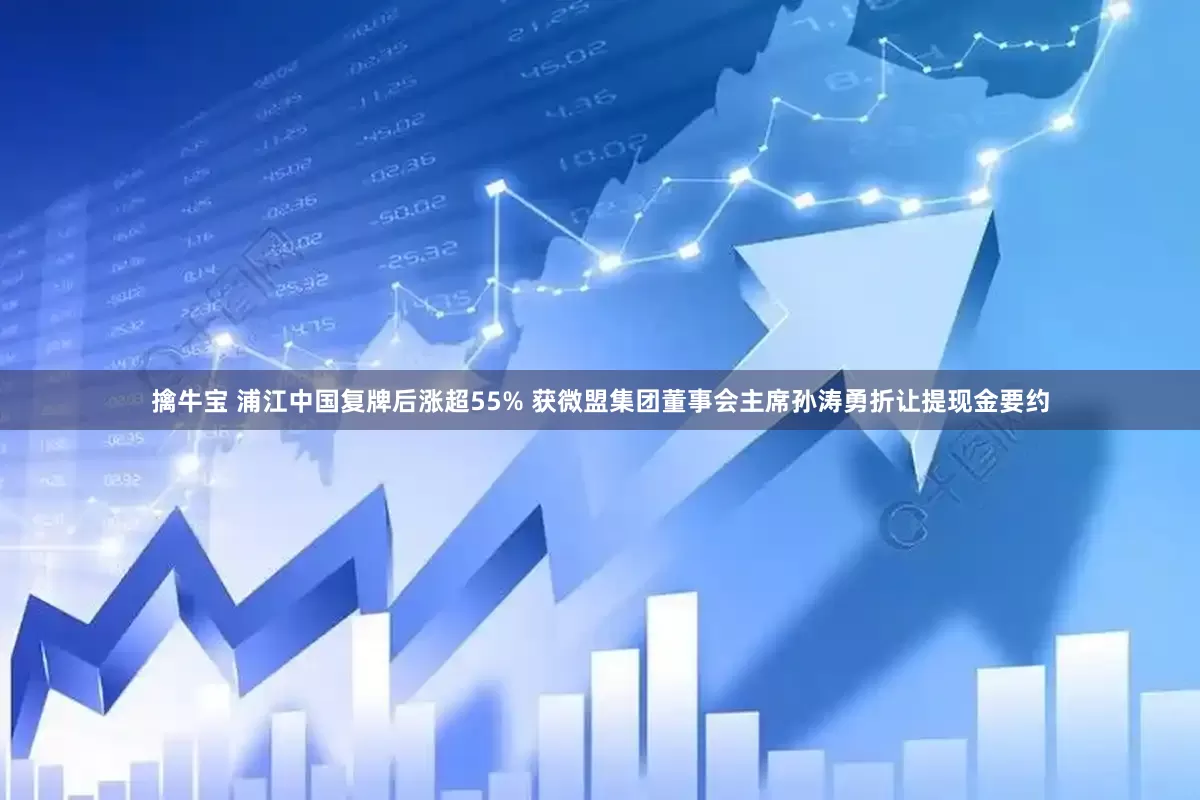 擒牛宝 浦江中国复牌后涨超55% 获微盟集团董事会主席孙涛勇折让提现金要约
